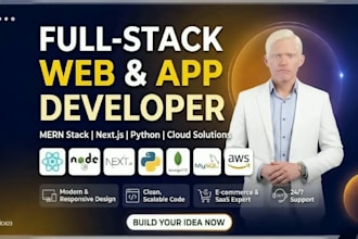 do ai software development, full stack website back end, front end developer