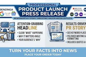 product launch press release, ai tech innovation press release pr distribution