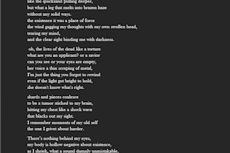 make a well structured poem