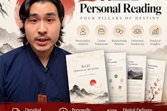 provide a personalized bazi reading for career love and life