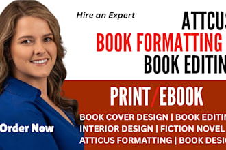 professionally format your book in atticus for KDP paperback and ebook