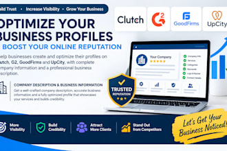 provide ORM services and optimize your g2 upcity goodfirms and clutch profile