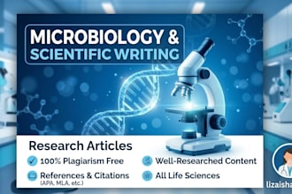 do microbiology, biology research, and scientific writing