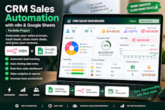 build n8n google sheets CRM automation workflows