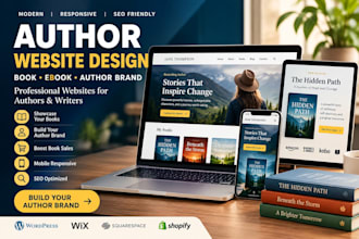 design redesign author website book website ebook website ebook landing page