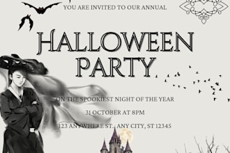 design digital invitations and canva templates