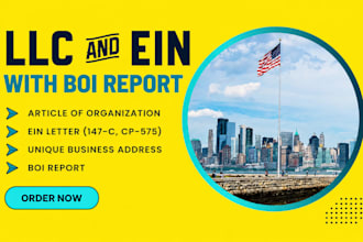 register llc or ein number or boi report or renew llc for US or nonus