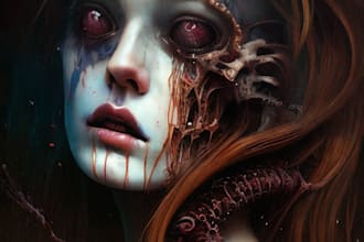 fantasy horror and fantasy horror character