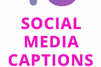 write catchy urdu and english social media caption