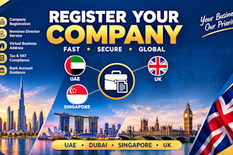 register your company in uae, dubai, singapore or UK with nominee director