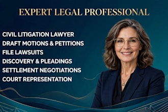 be your civil rights lawyer for complaints, claims, and civil law disputes