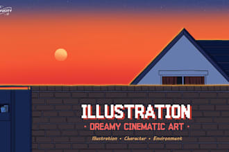 illustrate a cinematic scene from your story or idea