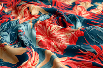 design custom seamless aesthetic, scarf hijab, and patterns