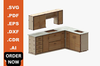 create cnc  ready furniture files, dxf drawings, cut lists and nesting layouts