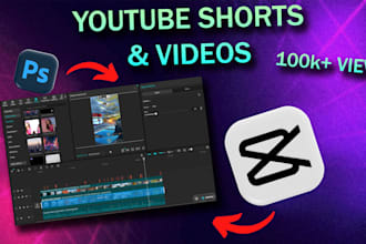 edit youtube videos, shorts or longform
