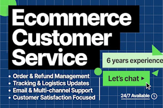 be your ecommerce shopify customer support specialist