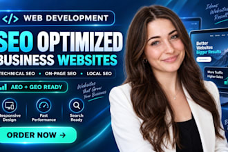 develop and SEO optimize your business website for growth