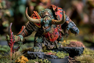 paint your warhammer 40k character, hero or centerpiece mini