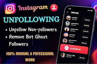 manually unfollow instagram followers