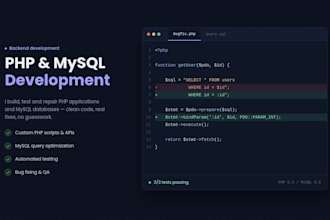 fix PHP bugs and mysql issues in your website
