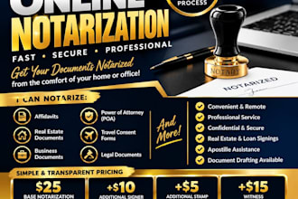 notarize documents remote USA and international remote notary public