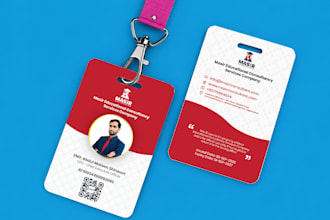 design professional id cards badges and lanyards