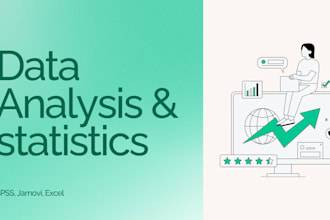 perform statistical data analysis with spss, jamovi, or python
