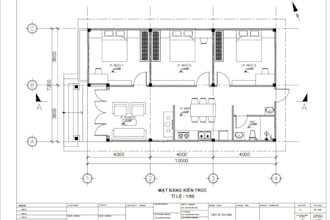 redraw floor plans in autocad from PDF or sketch