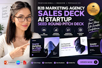 design b2b marketing agency dutch sales deck ai startup seed round pitch deck