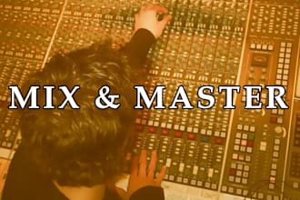 mix and master your track to pro quality