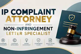 be your amazon ip complaint attorney and non infringement letter specialist
