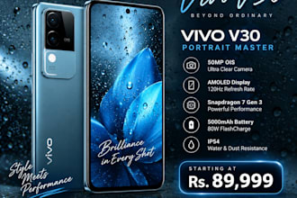 design eye catching social media poster