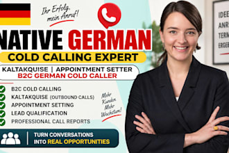 german cold calling expert kaltakquise appointment setter b2c german cold caller