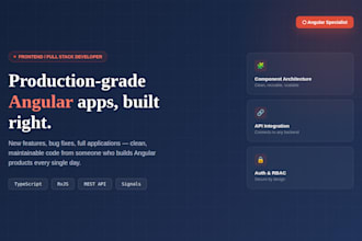build or fix your angular application