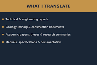 translate technical geoscience documents en es pt