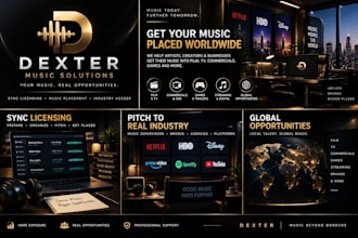 pitch your music for sync licensing in film TV ads and games