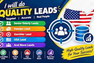 do senior elderly leads, sweeps lead, gambler lead, USA lead, and lead