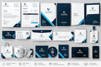 design professional letterhead and business stationery