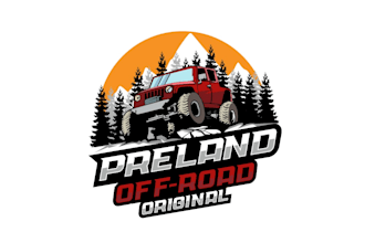 create creative and good looking off road logo design