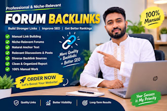 build high quality forum backlinks for SEO
