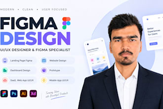 design modern website UI UX