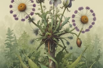 craft a beautiful botanical or floral illustration