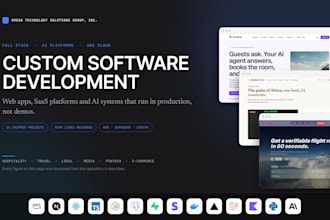 be your full stack software developer for custom web app and ai systems
