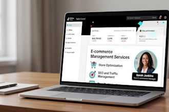 manage your e commerce store and optimize your online sales