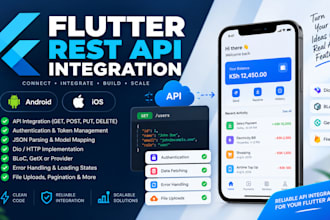 integrate rest API into your flutter mobile app
