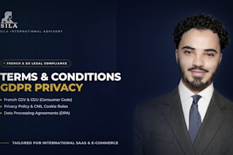 draft gdpr french terms and conditions and privacy policy