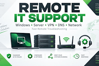troubleshoot windows VPN dns and network issues remotely