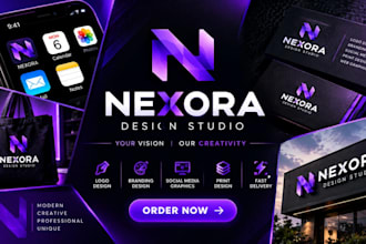 modern , minimalist logo design and branding kit