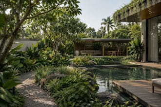 design your garden, backyard, terrace with 3d visualization
