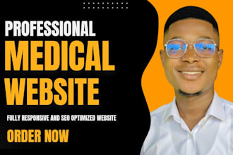 do medical healthcare doctor dentist surgery spa website with SEO and plugins